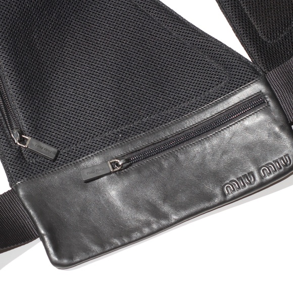 RARE VINTAGE MIU MIU LEATHER HARNESS/HOLSTER BAG (1999) - Picture 6 of 8